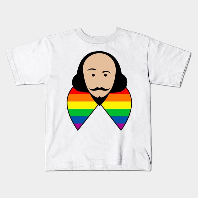 Shakespearean Pride Kids T-Shirt by DraconicVerses